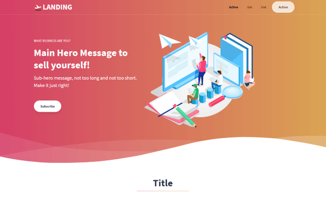 GitHub Tailwindtoolbox Landing Page Tailwind CSS Starter Template Landing Page